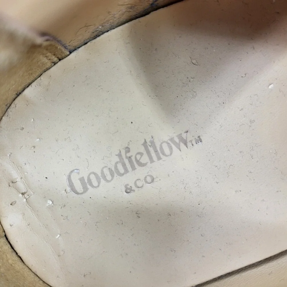 Goodfellow & Co Oxford Shoes Mens 12‎ Target Brown Leather Cap Toe Dress Shoes
